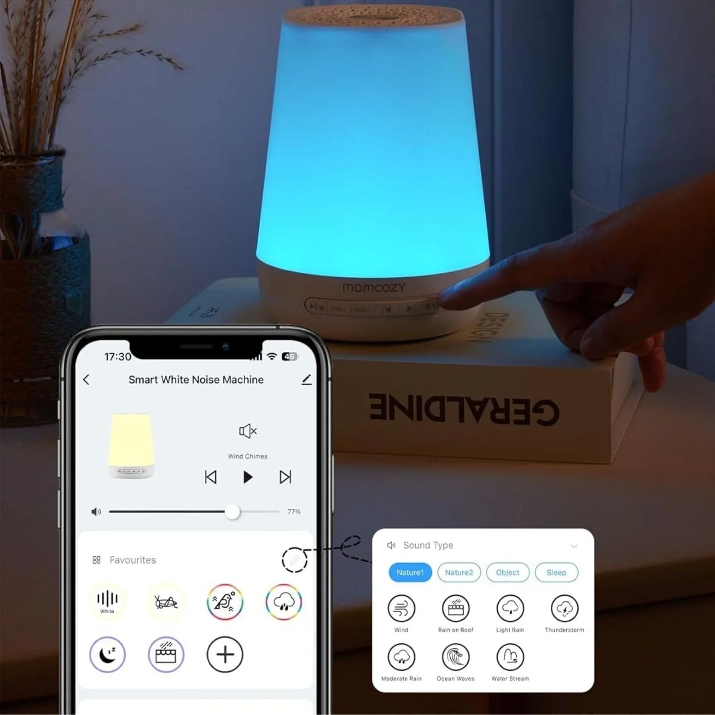 Momcozy White Noise Baby Sound Machine