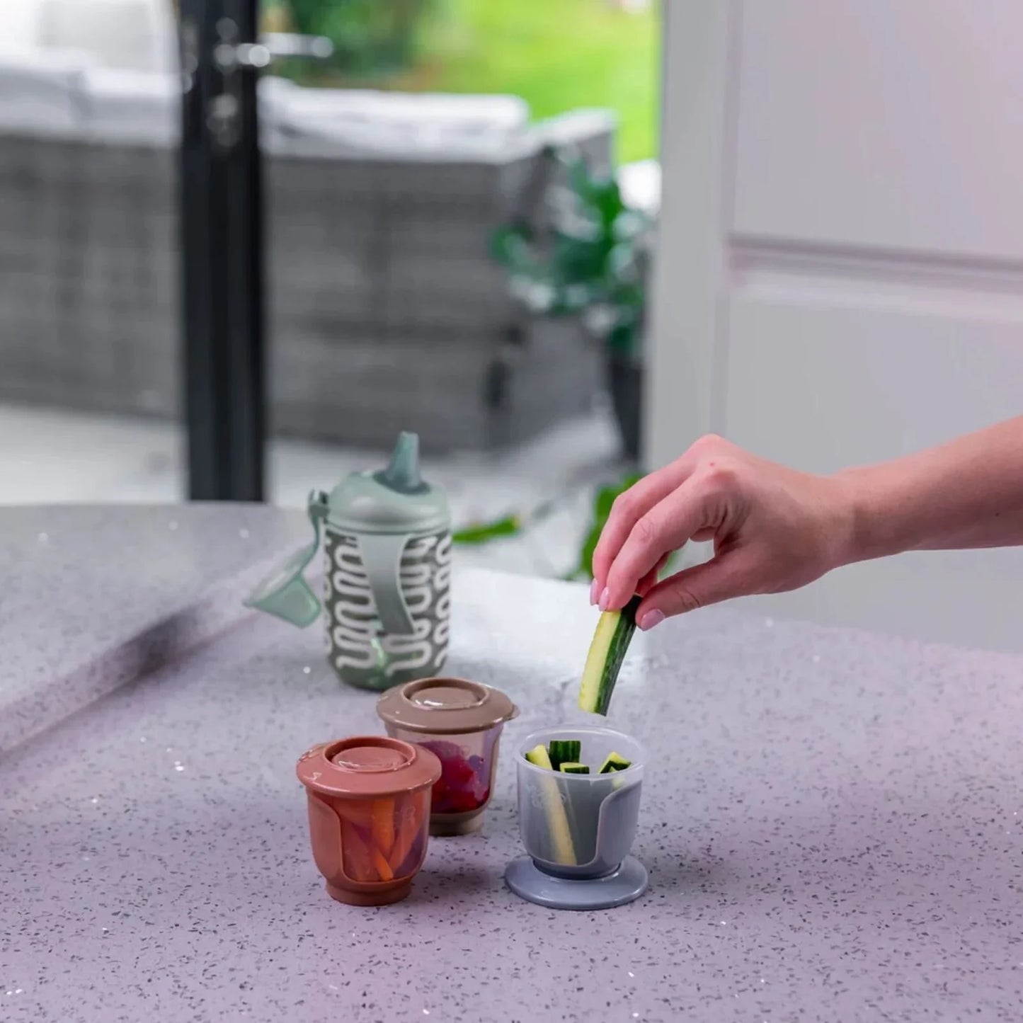 Vital Baby Nourish Store & Wean Pots 120ml Pack of 4