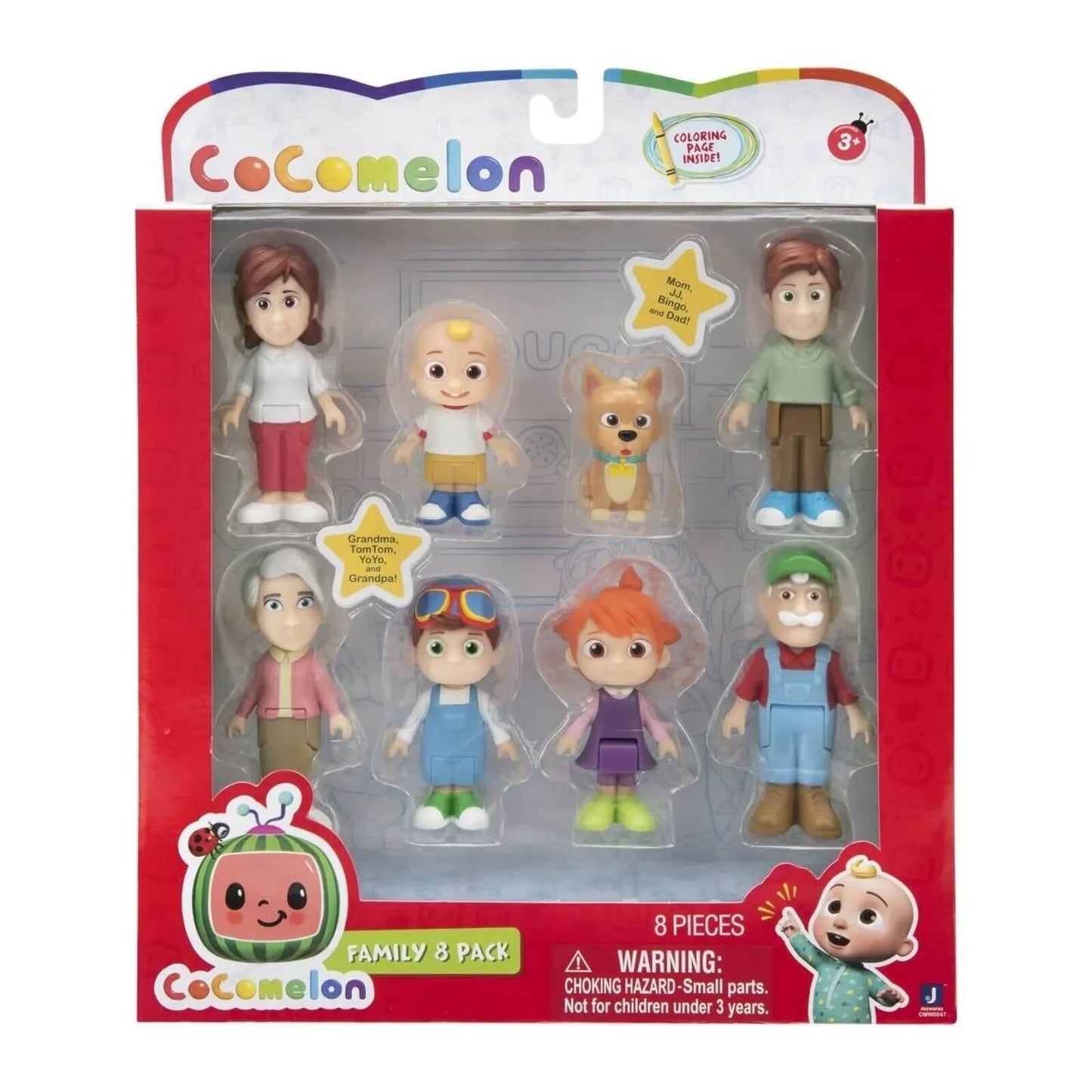 CoComelon Figure 8 pcs - Family