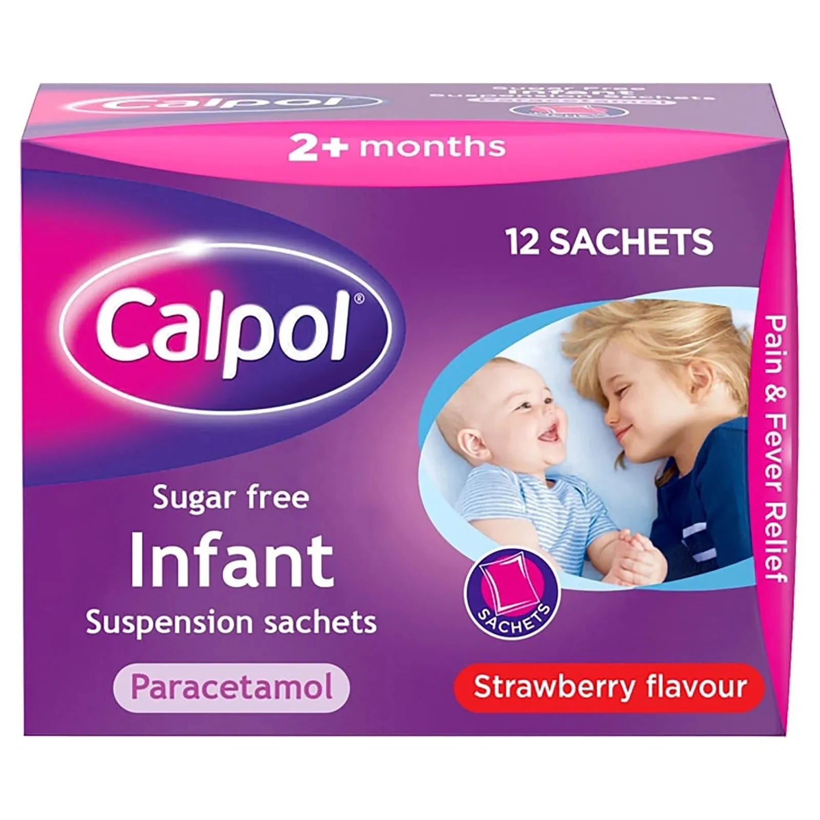 Calpol Sugar Free Infant Suspension 2+ months 12 Sachets
