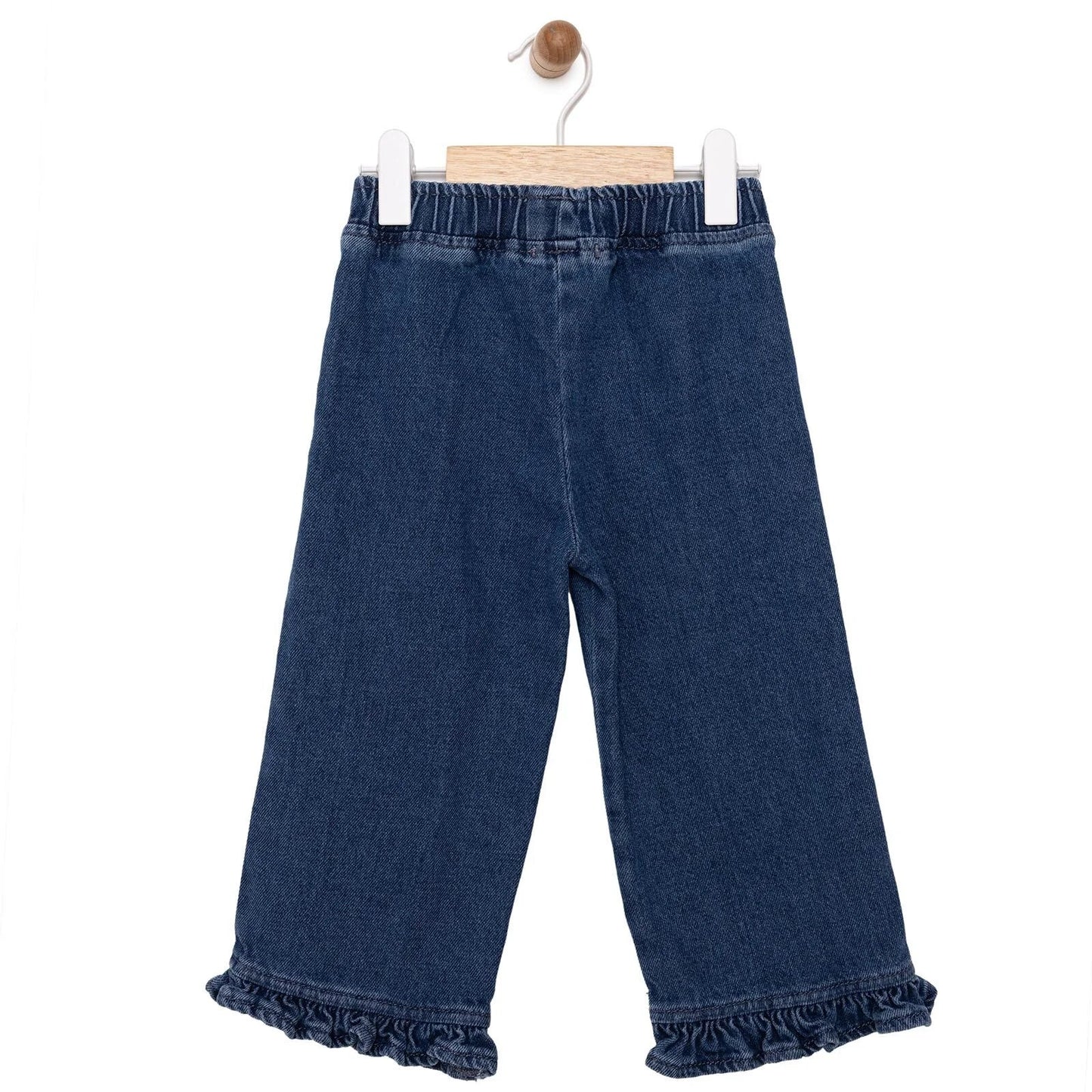 HelloBaby Tulip Girl Denim Pants - Navy Blue