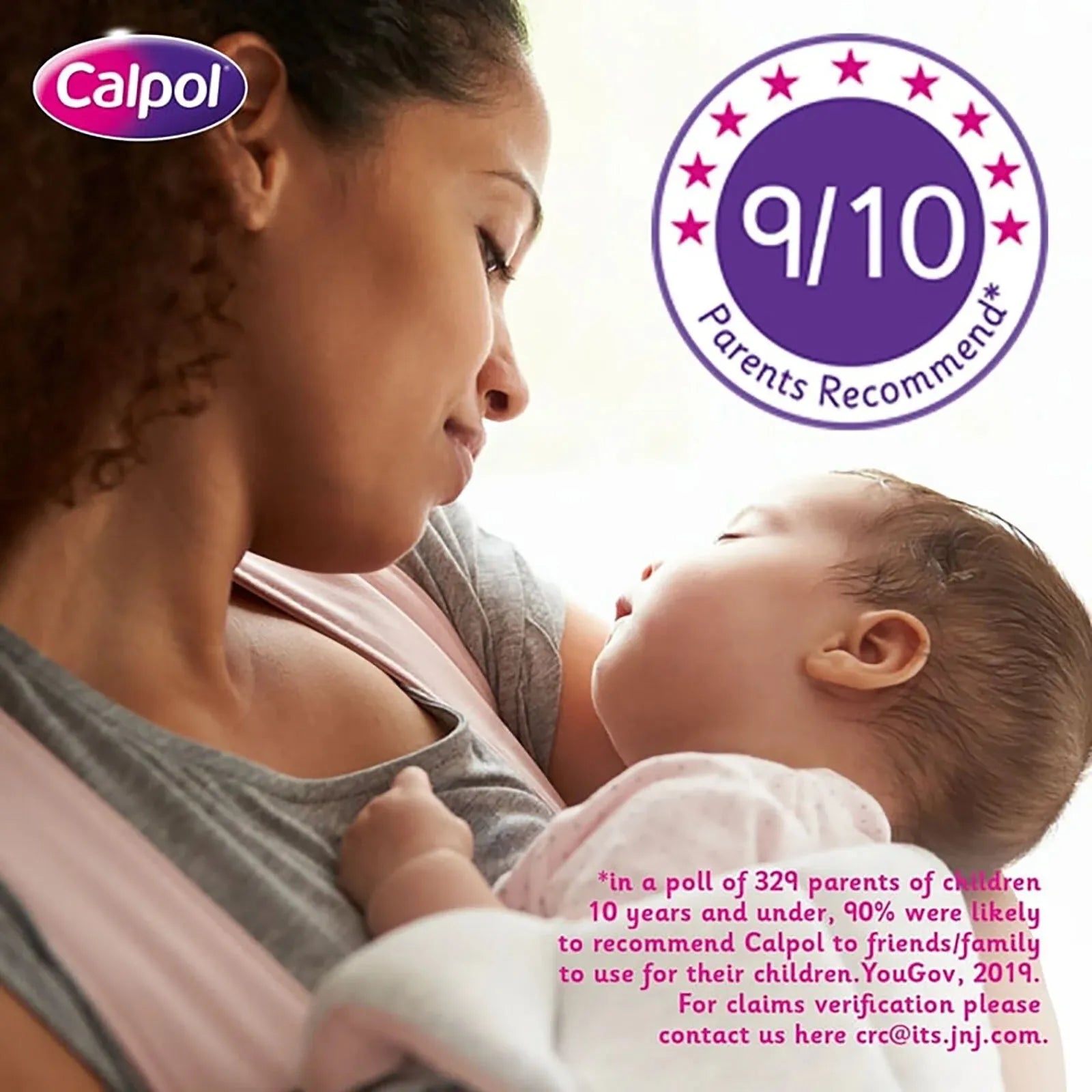 Calpol Sugar Free Infant Suspension Paracetamol Strawberry Flavour 100ml