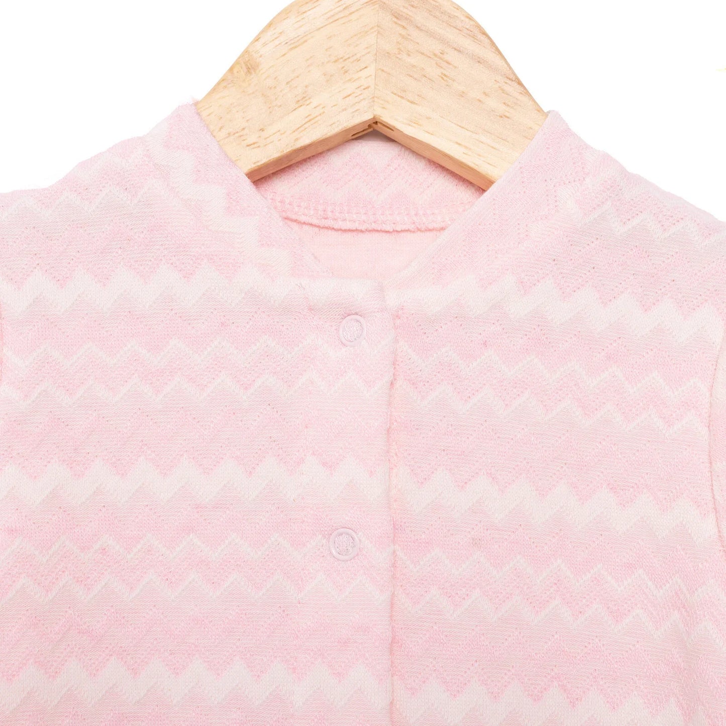 Bebbek Unisex Footed Jumpsuit - Light Pink