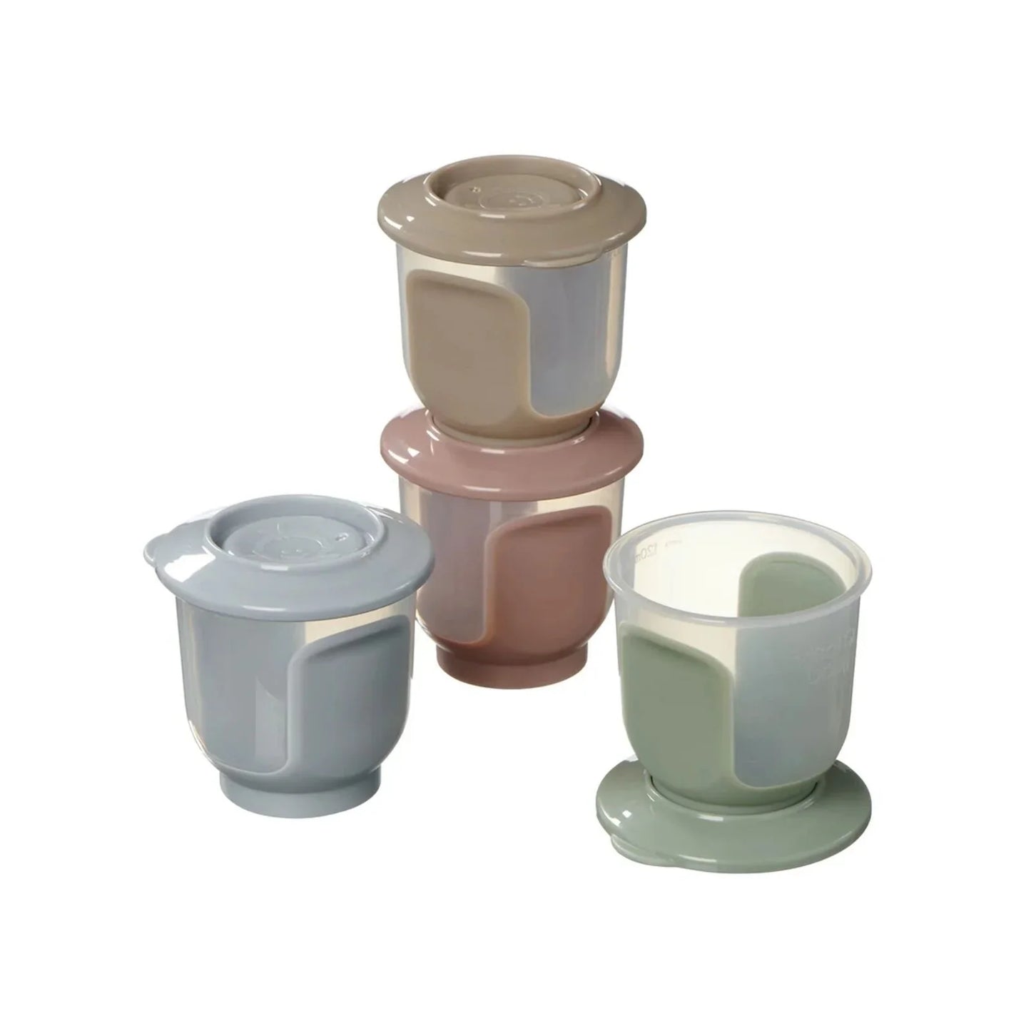 Vital Baby Nourish Store & Wean Pots 120ml Pack of 4