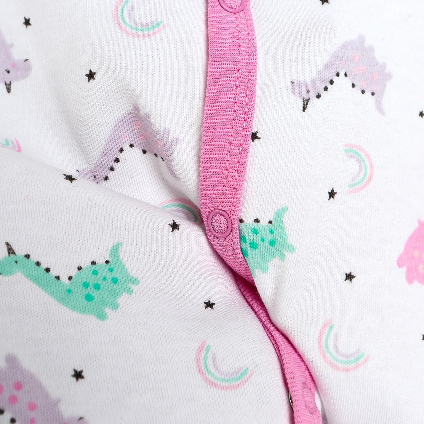 HelloBaby Basic Baby Girl Pyjamas Set - White