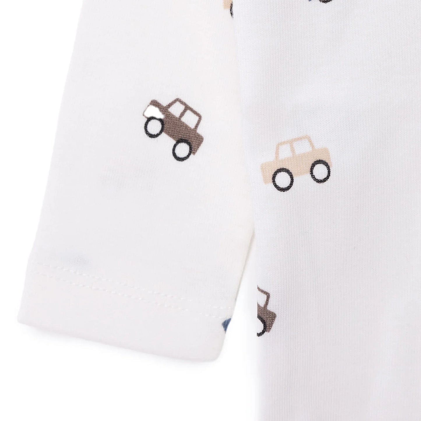 HelloBaby Boy Long Sleeve Bodysuit - Ecru