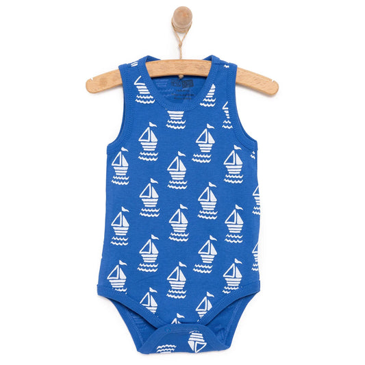 HelloBaby Boy Athlete Bodysuit - Navy Blue