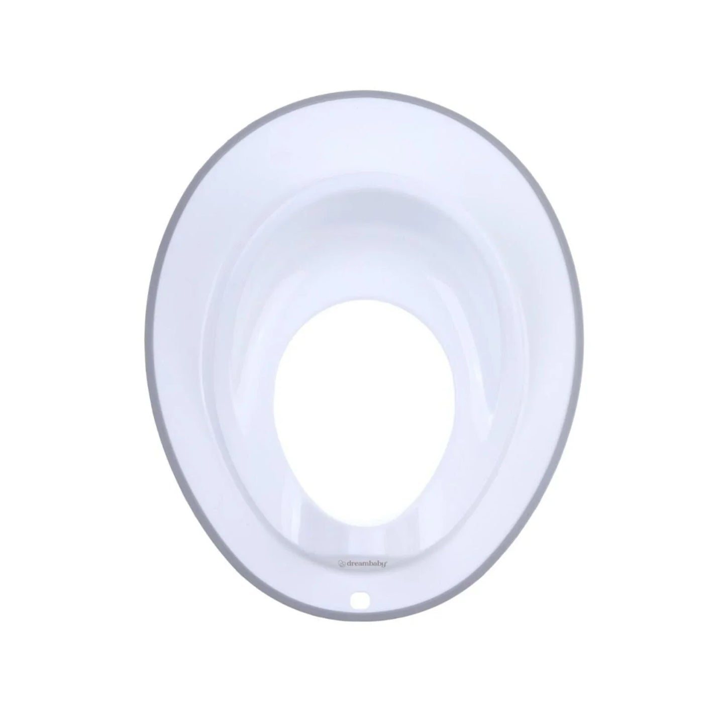 Dreambaby Toilet Topper with Grey Trim - White