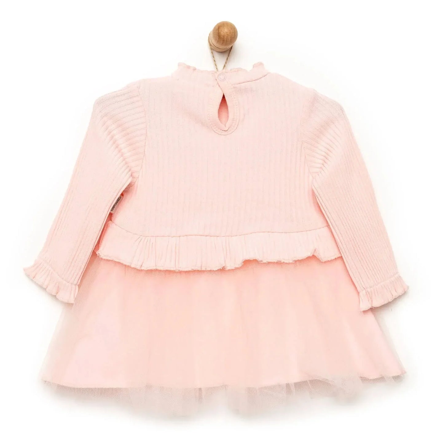 Bebetto Newborn Good Wishes Dress - Pink