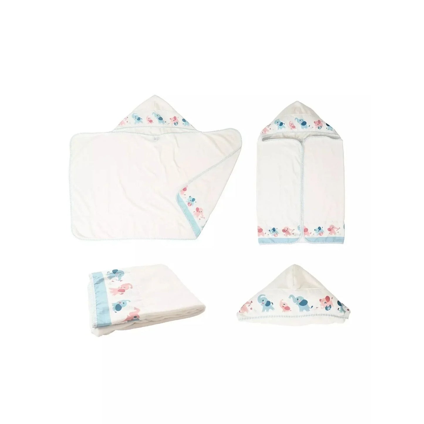 Yookidoo Baby Shower Gift Set Elephant - Cloudy Blue