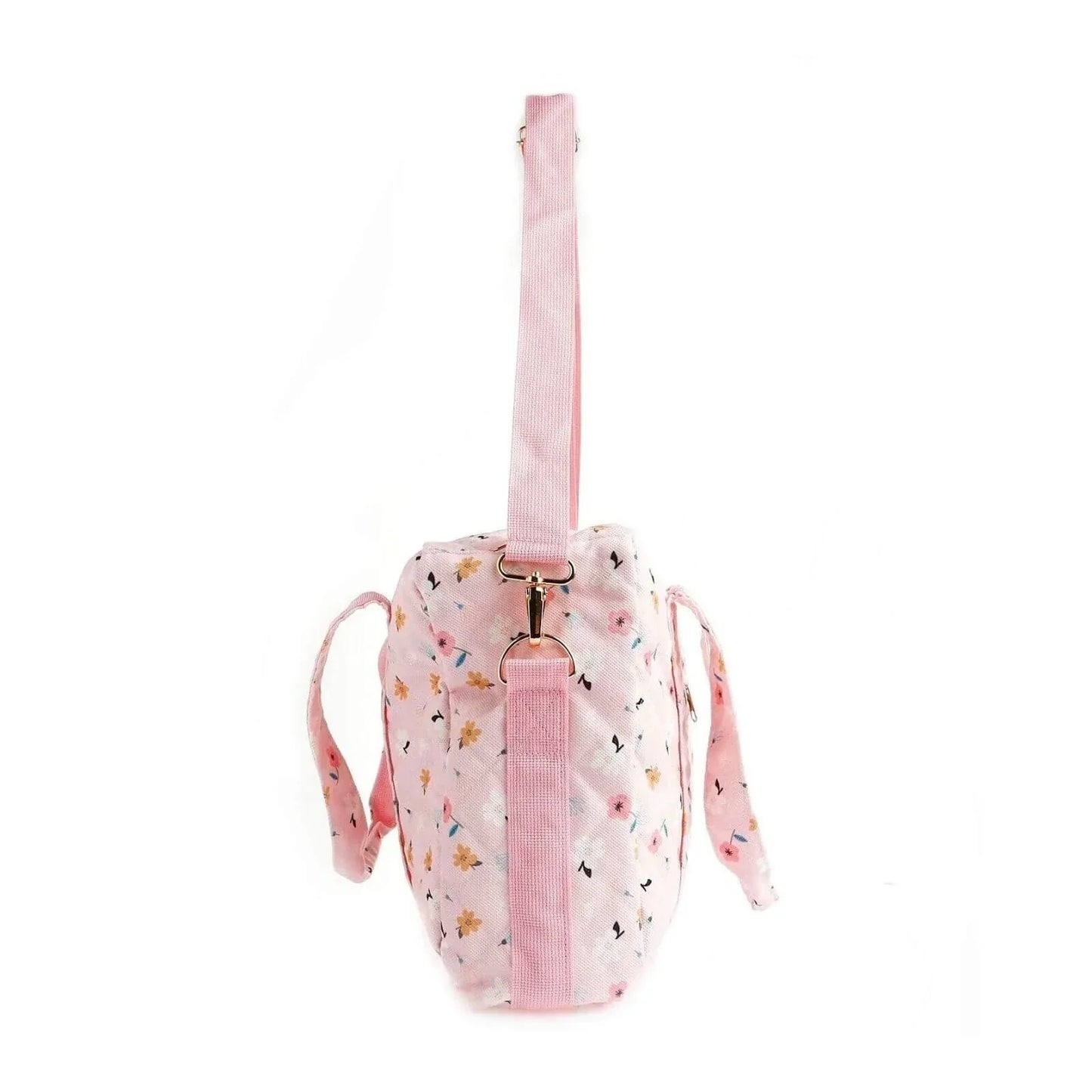 baby mom Flower Baby Care Changing Bag - Light Pink