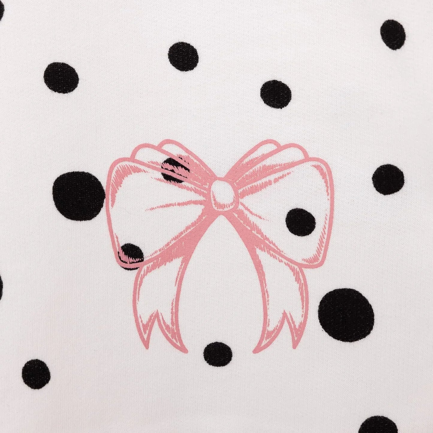 HelloBaby Basic Low Raised Polka-Dot Printed Sweatshirt - Printed