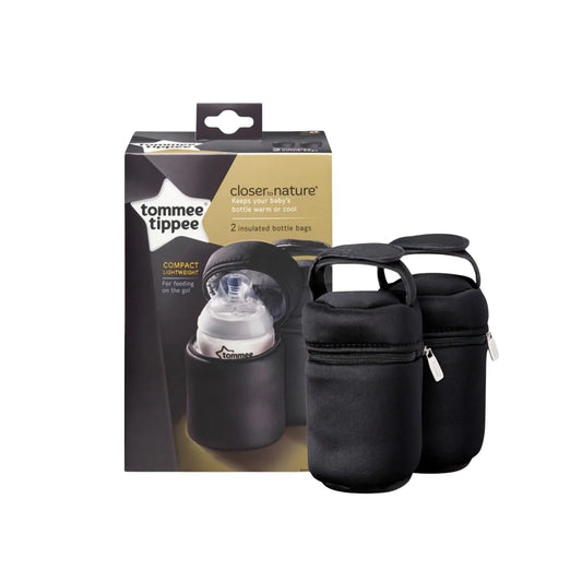 Tommee Tippee Closer to Nature Insulated Bottle Bags Pack of 2