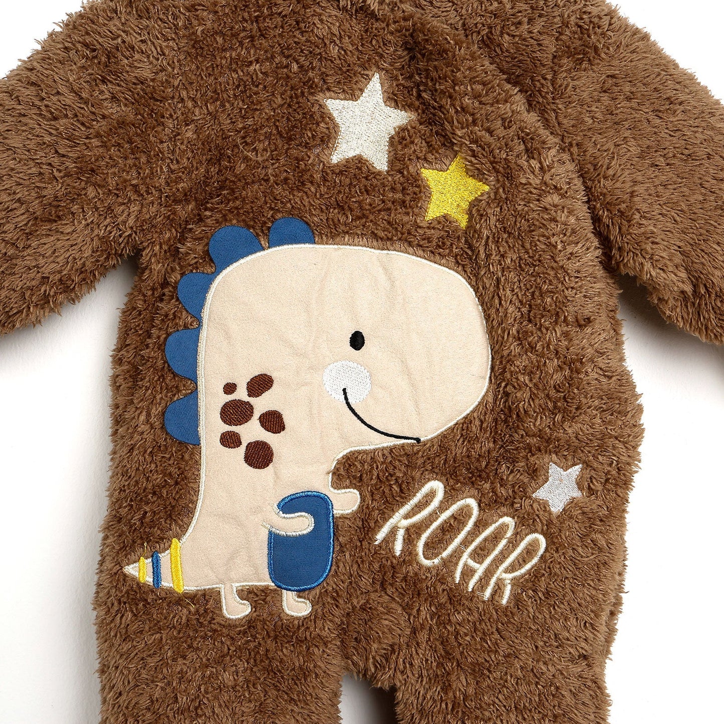 Verscon Welsoft Footed Jumpsuit - Brown