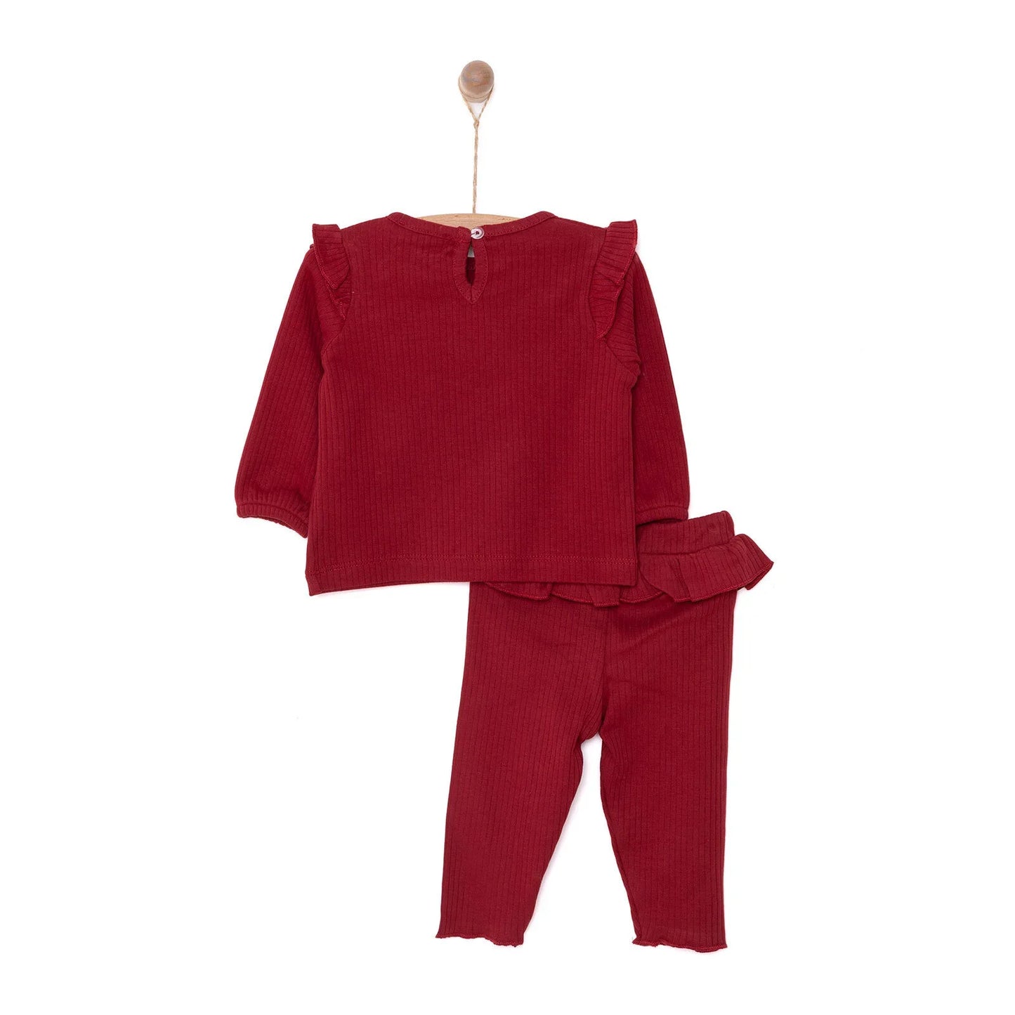 HelloBaby Basic Baby Girl Jogger - Maroon