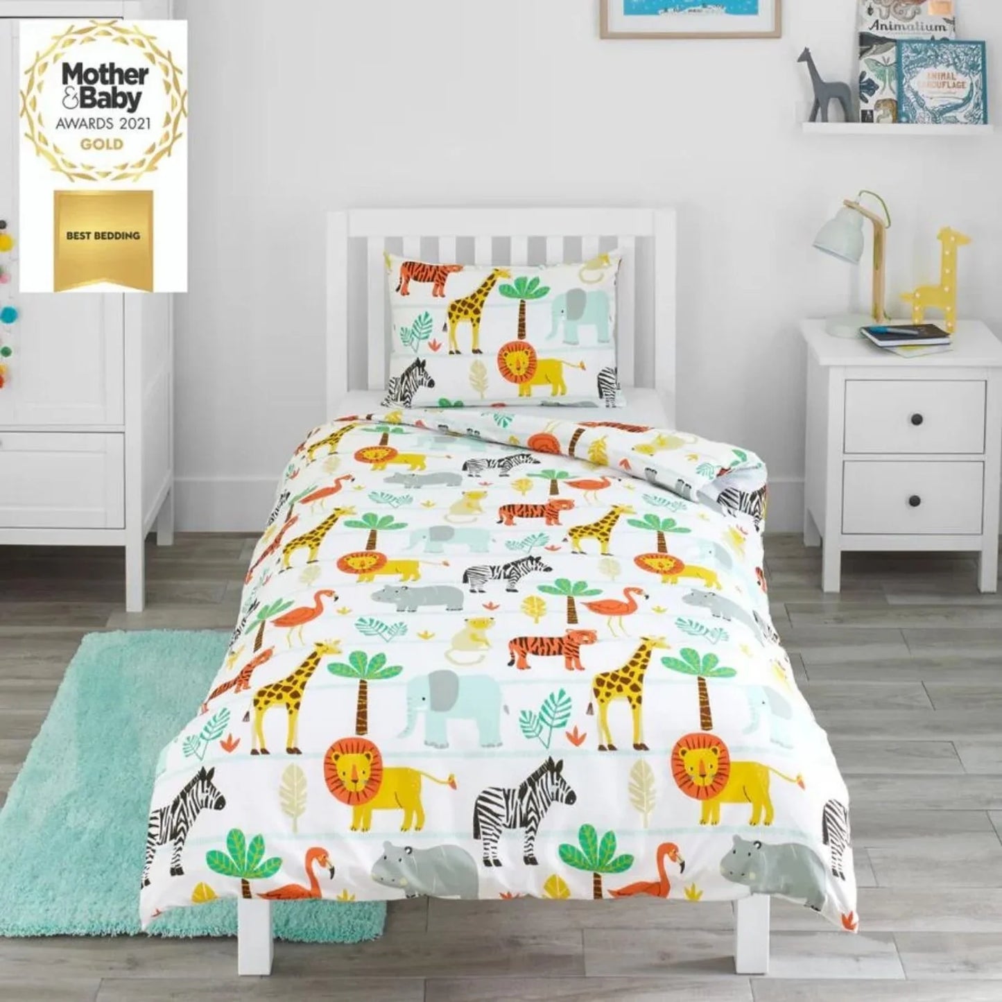 Bloomsbury Mill Single Duvet Set - Safari Adventure