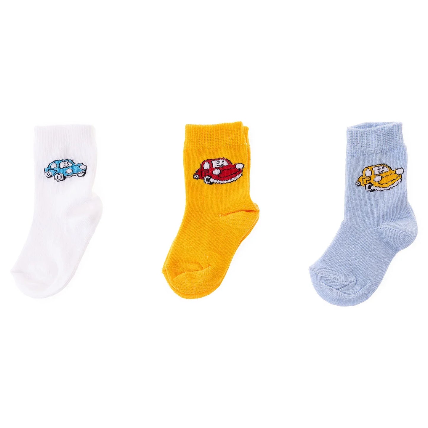 HelloBaby Ankle Socks 3 pcs - Ecru