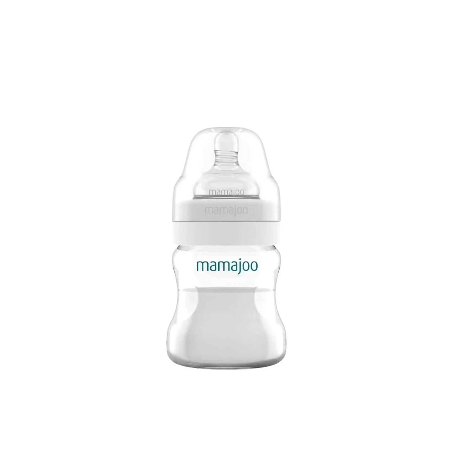 Mamajoo Anti-Colic PP Baby Bottle Slow Flow 0+ months 150ml - Silver