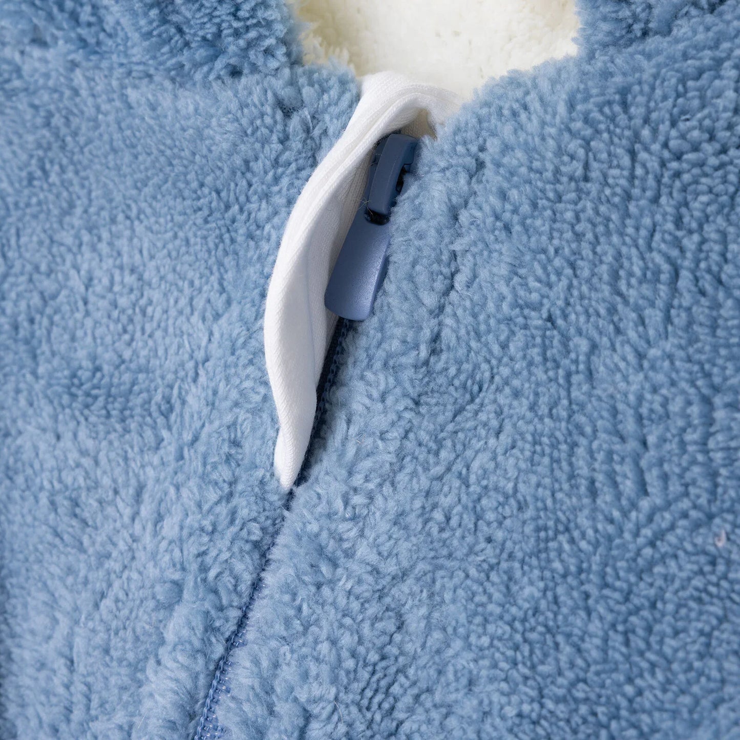 Midimod Newborn Welsoft Footless Jumpsuit - Blue