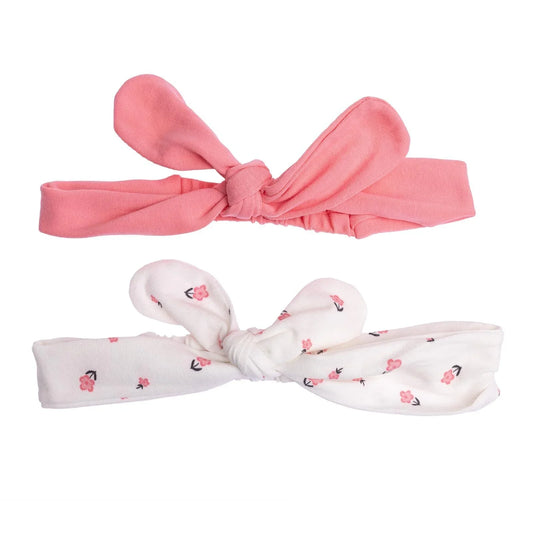 HelloBaby Baby Girl 2 Pcs  Hair Bands - Pink