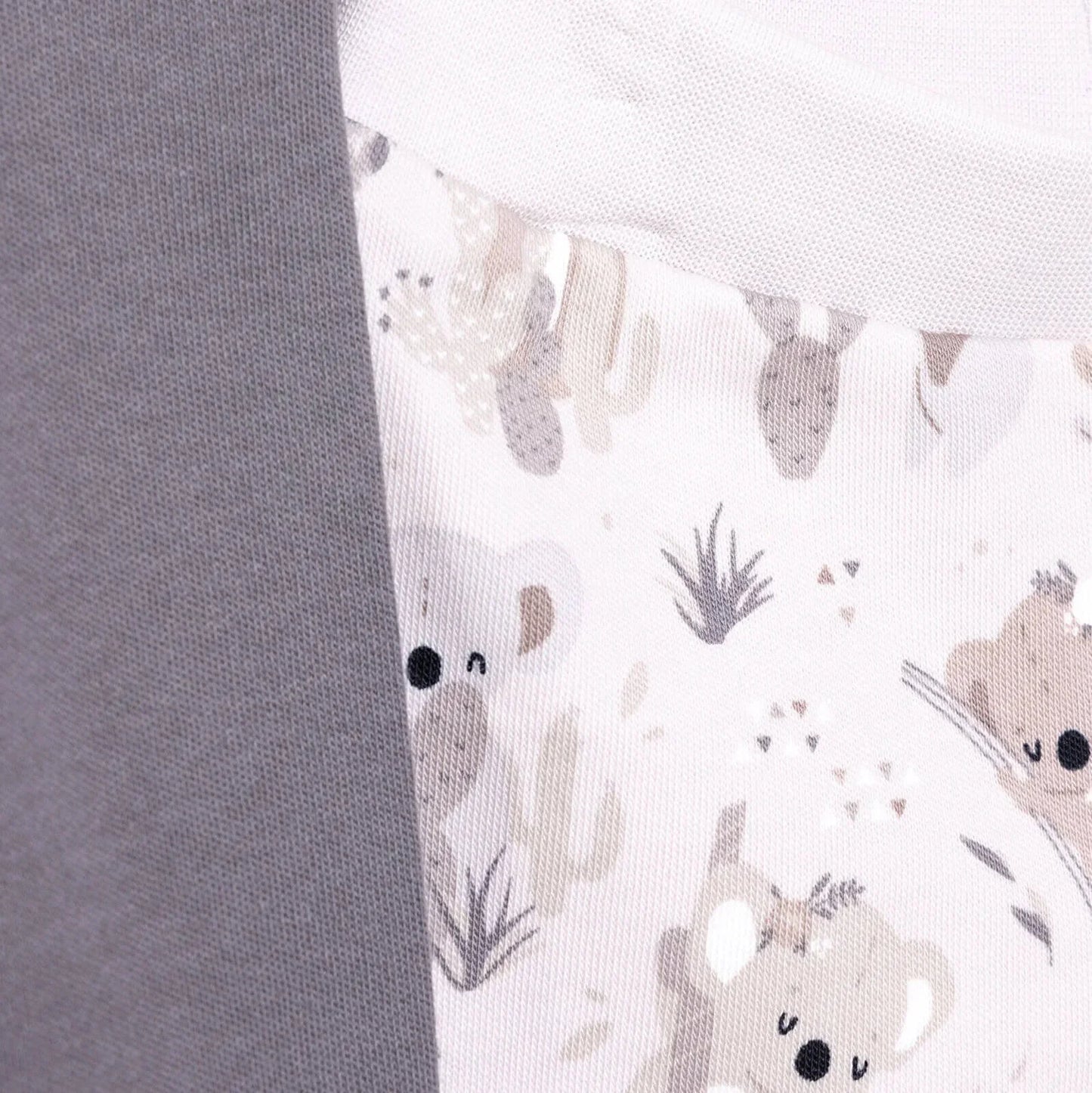 HelloBaby Basic Koala Pattern Booties 2 pcs - Anthracite