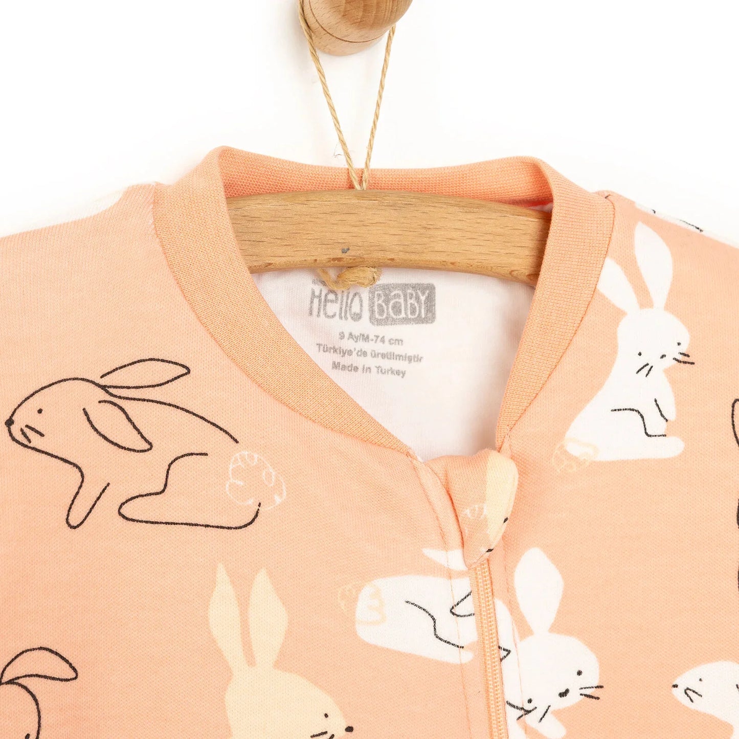 HelloBaby Girl Sleepsuit - Light Pink