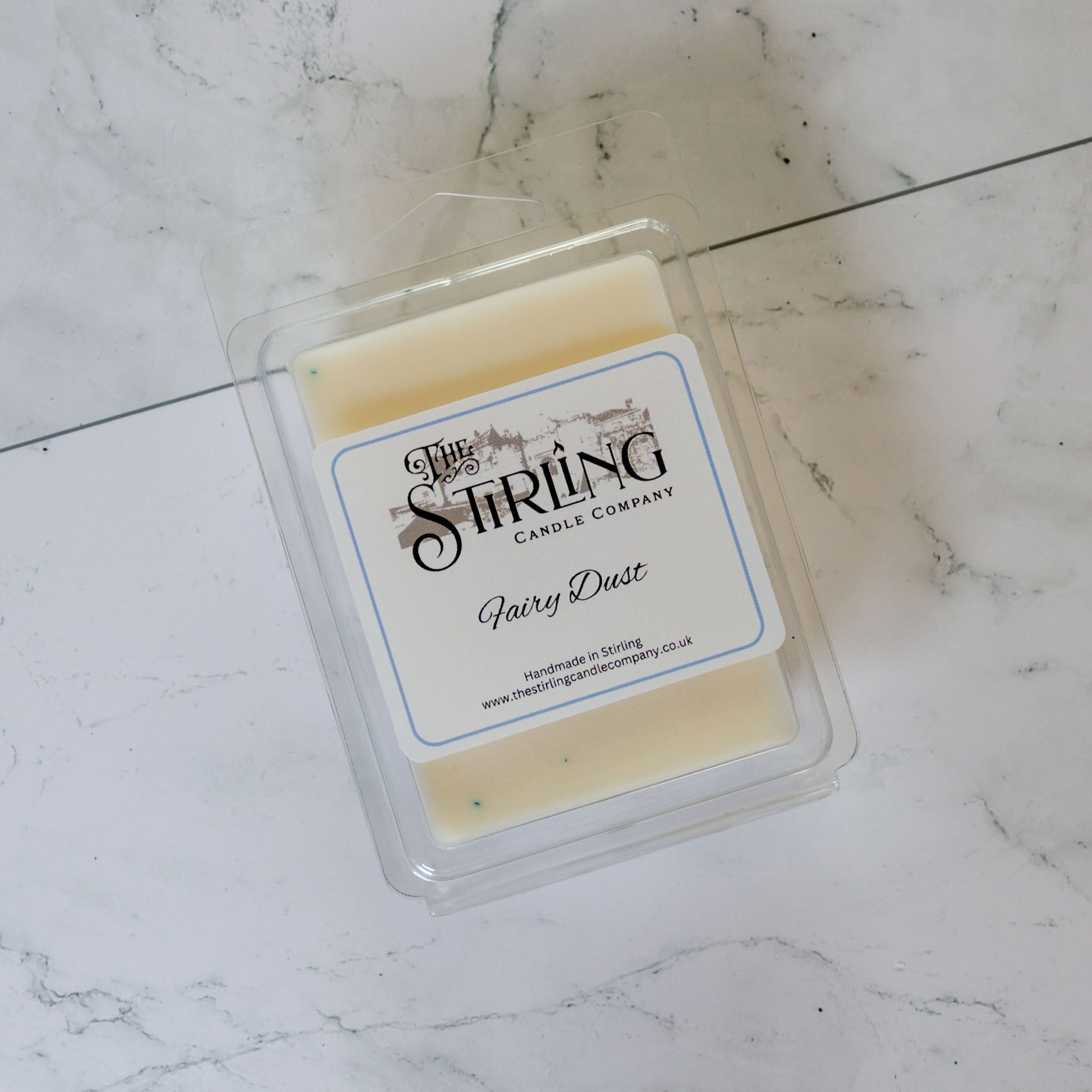 Fairy Dust - Wax Melt Clamshell - mezetto Shopify Collective The Stirling Candle Company