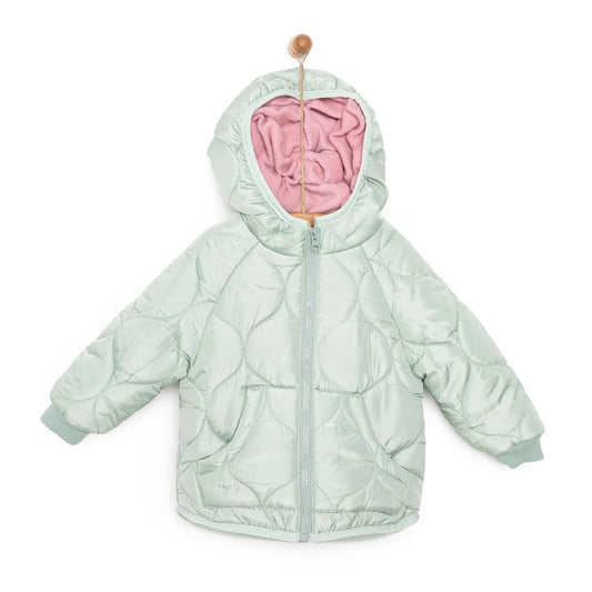Midimod Basic Girl Quilted Coat - Multicolour