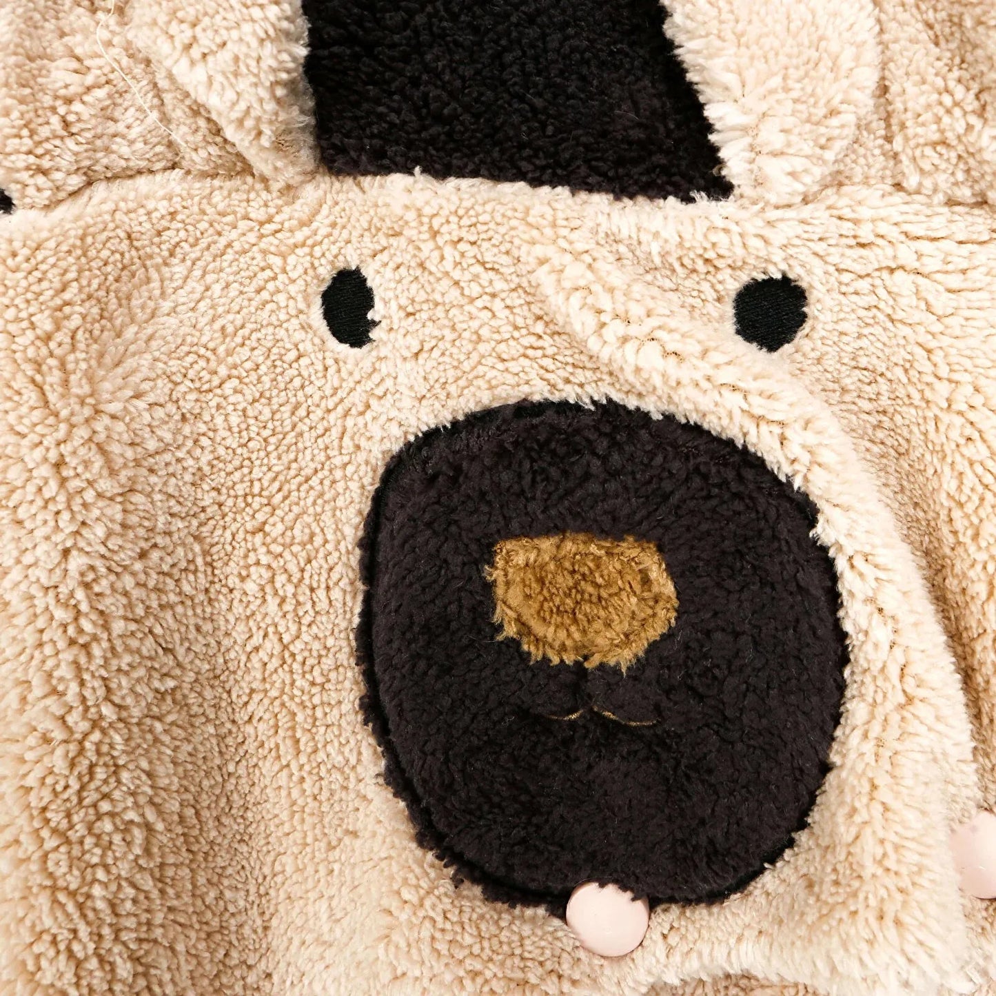 Midimod Newborn Baby Boy Cute Bear Welsoft Jumpsuit - Anthracite