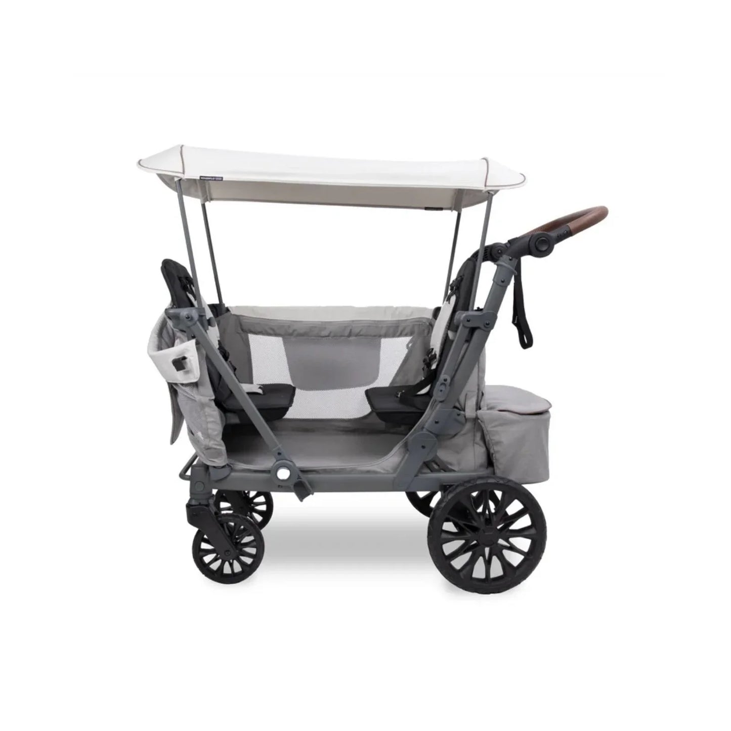Wonderfold L2 Quad Stroller Wagon - Grey