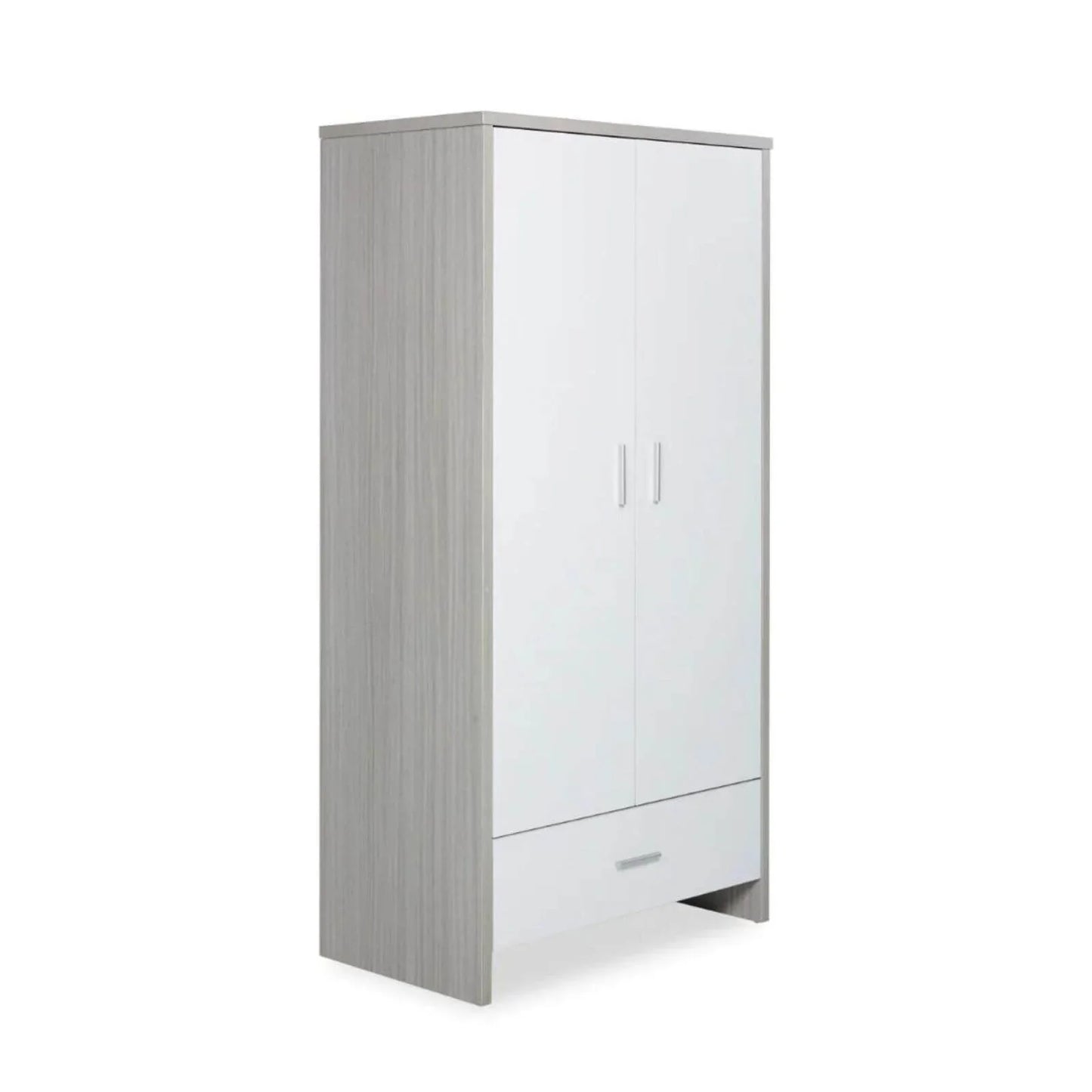 Ickle Bubba Pembrey Wardrobe - Ash Grey & White