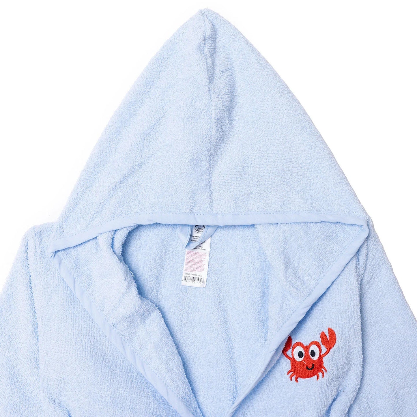 Little Dreams Boy Baby Bathrobe - Blue