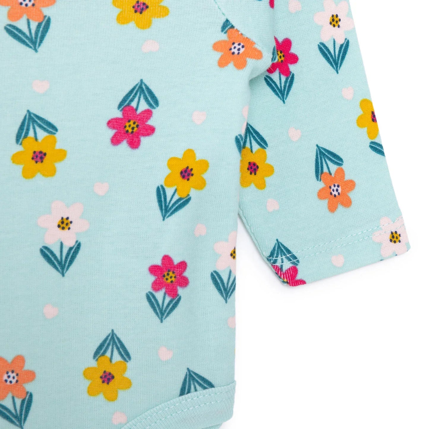 HelloBaby Girl Long Sleeve Bodysuit - Green