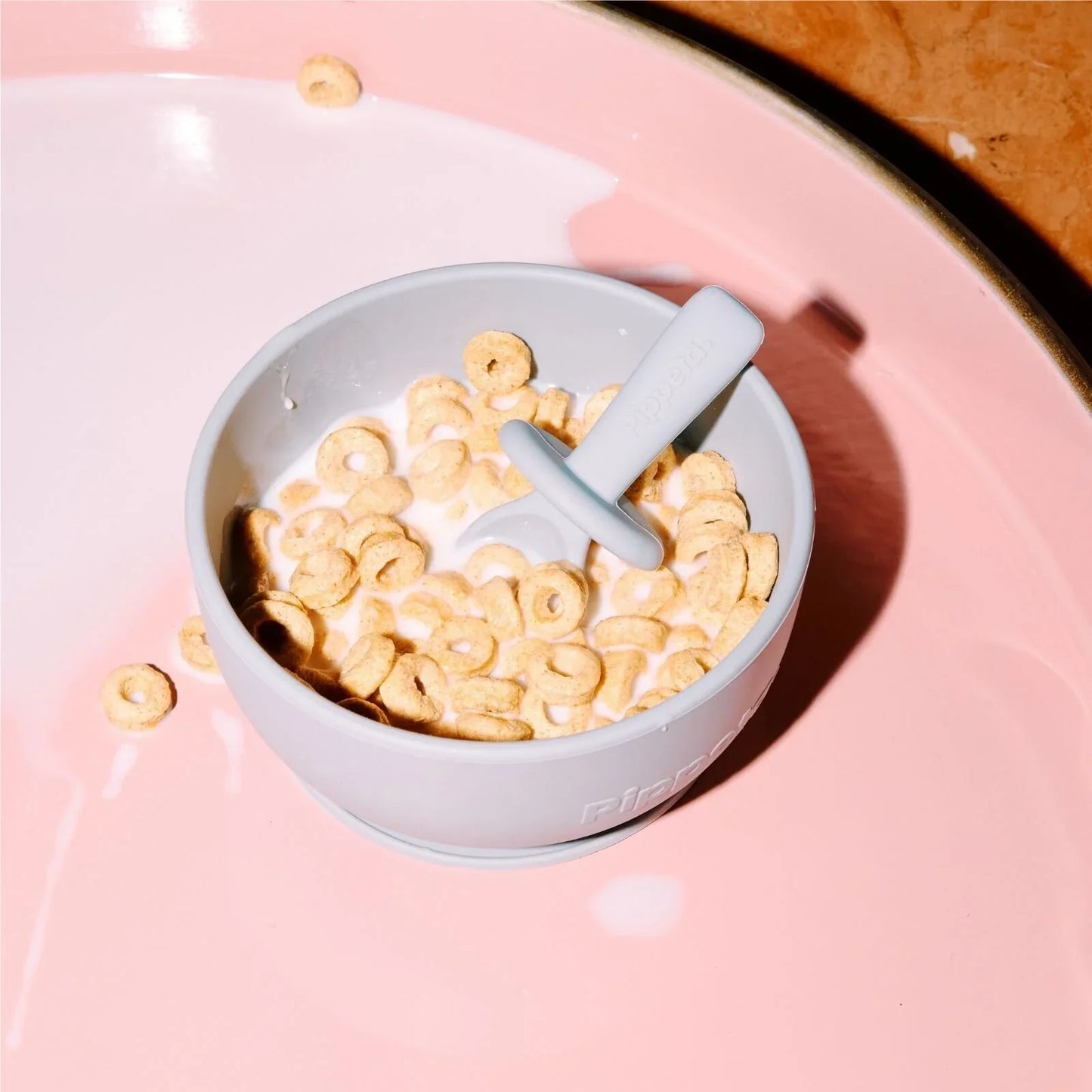 Pippeta Silicone Suction Bowl - Sea Salt