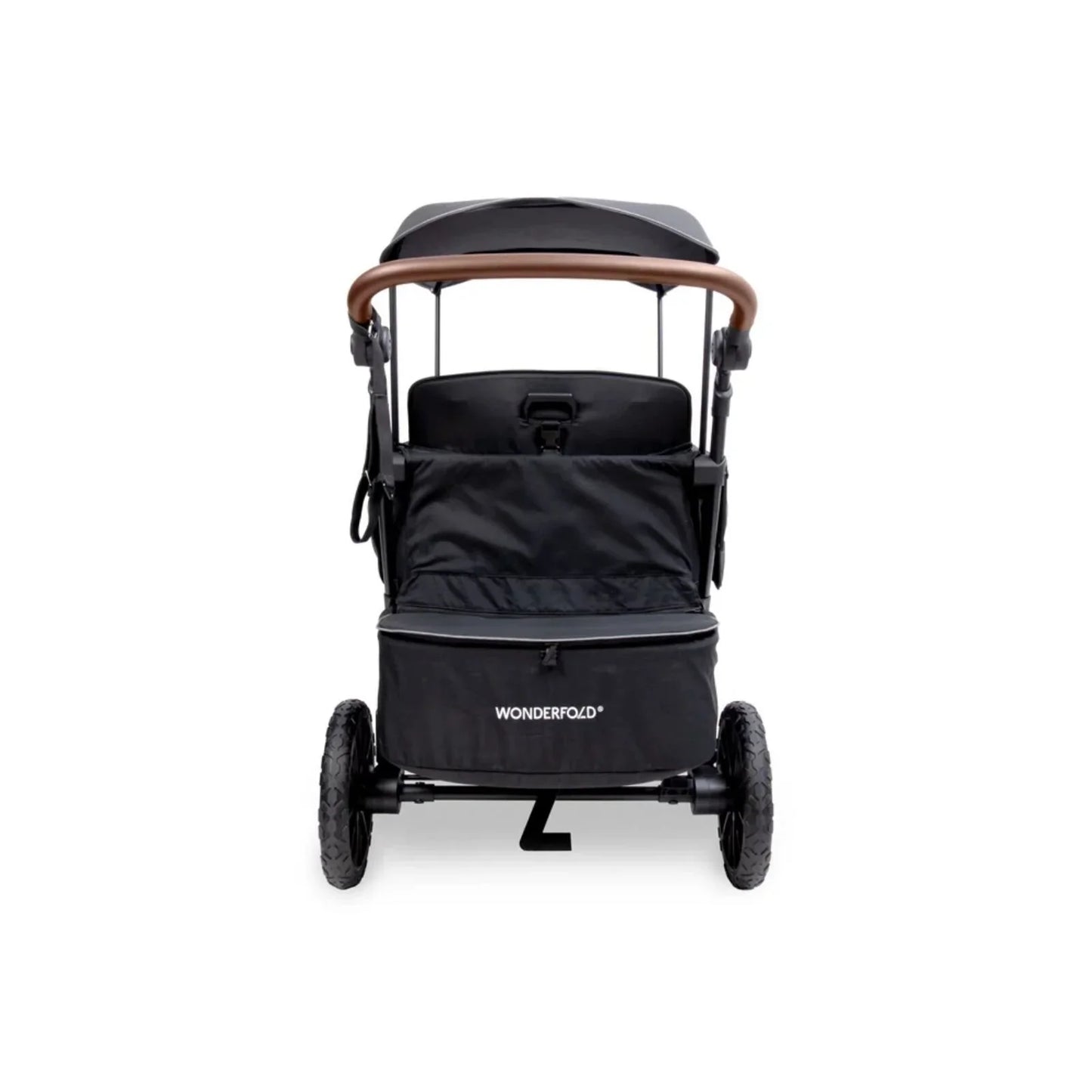 Wonderfold L4 Quad Stroller Wagon - Black