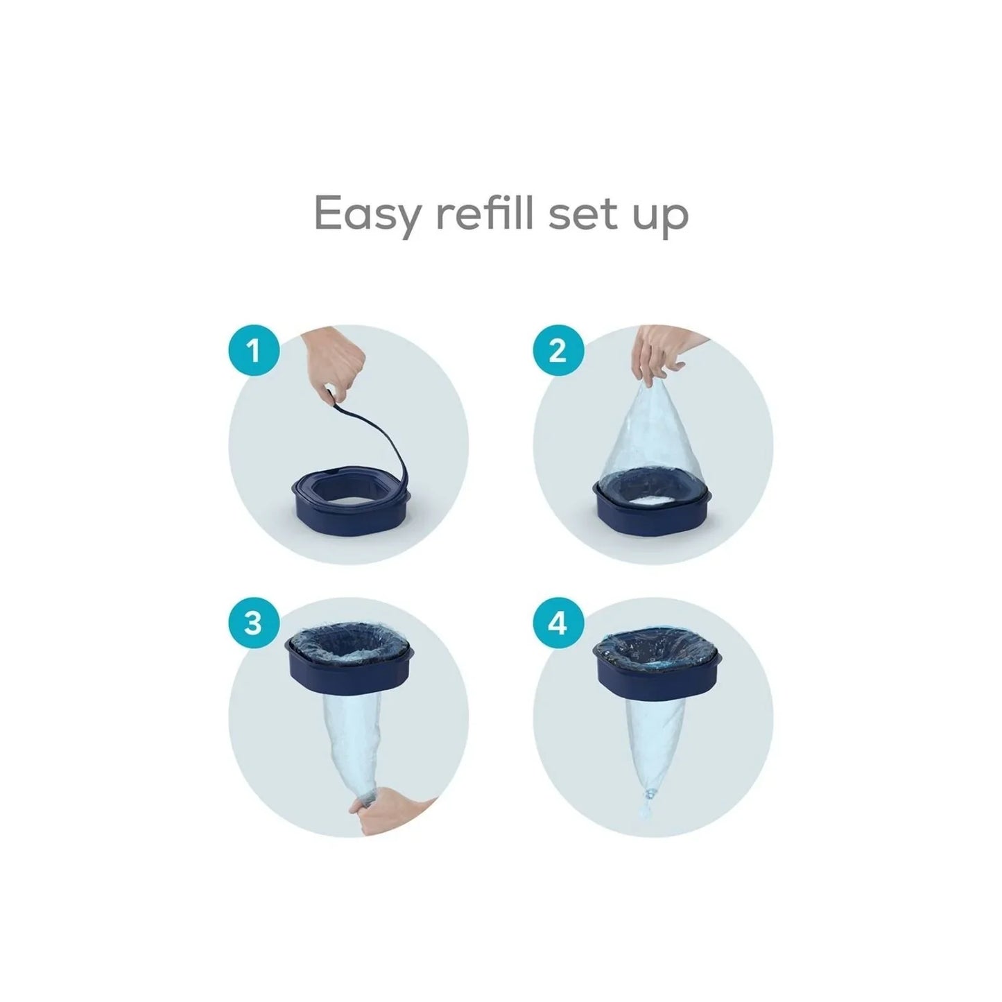 Angelcare Octagonal Classix XL Refill Pack of 3