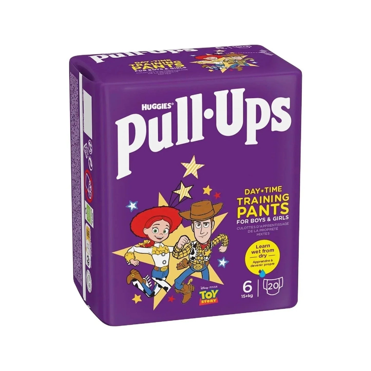 Huggies Pull-Ups Unisex Day Time Nappy Pants Size 6 - 20 Nappies