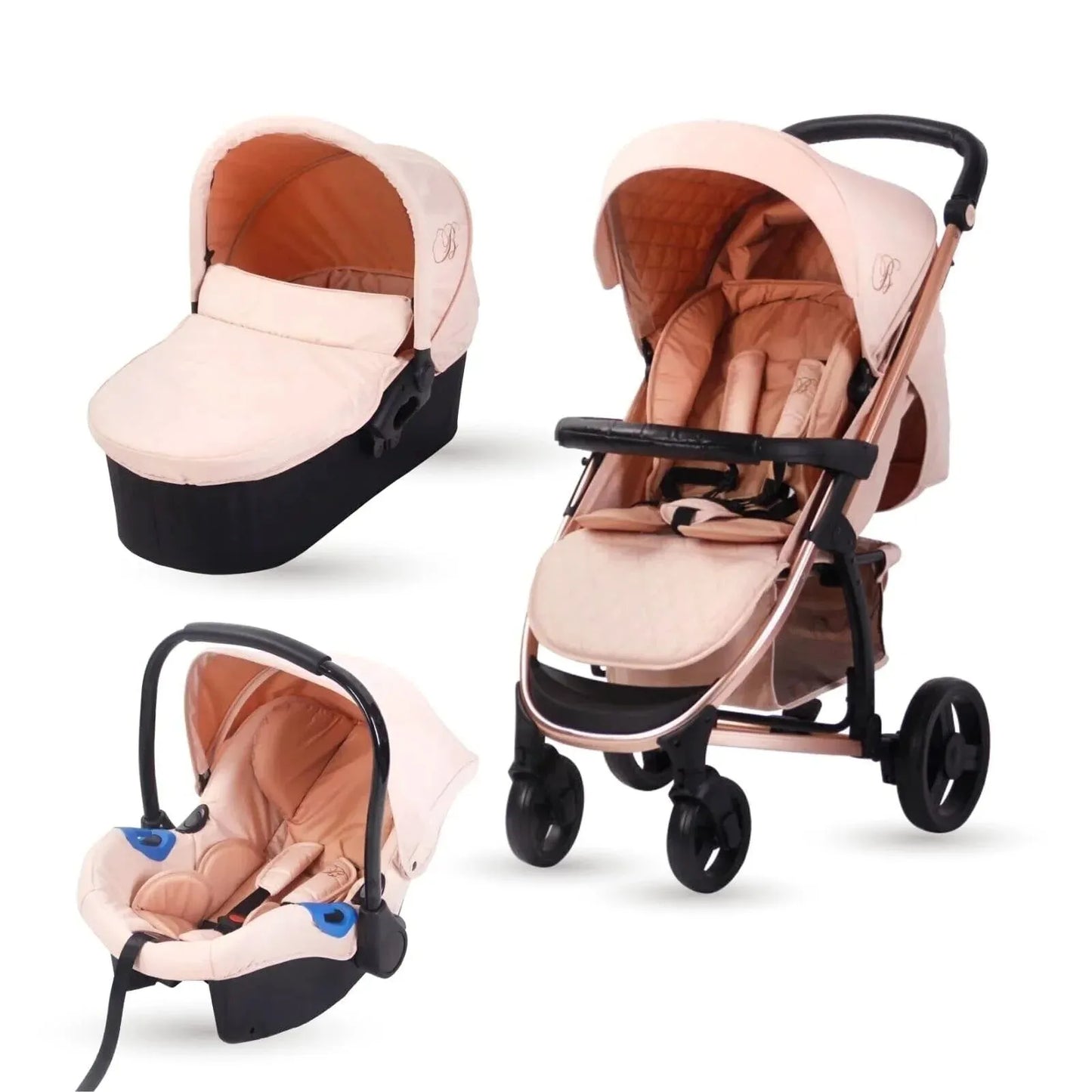 My Babiie MB200+ Pushchair - Rose Gold & Blush