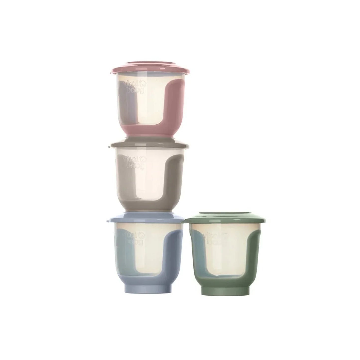 Vital Baby Nourish Store & Wean Pots 120ml Pack of 4