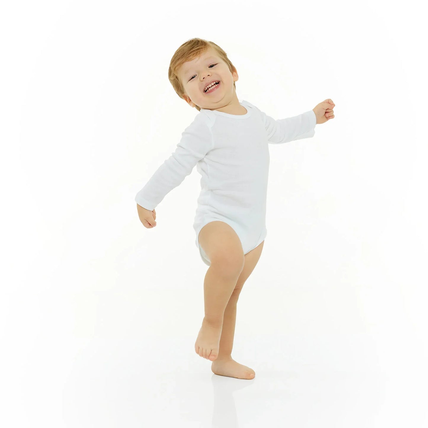 HelloBaby Unisex Long Sleeve Bodysuit 5 pcs