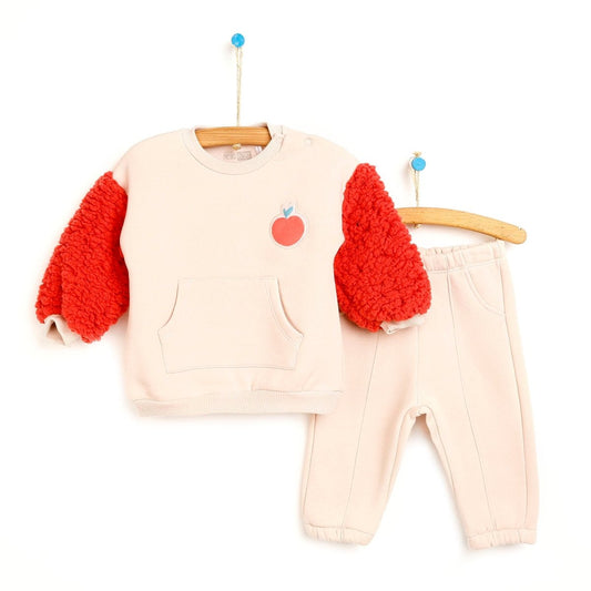 HelloBaby Sweatshirt- Footless Bottom - Pink