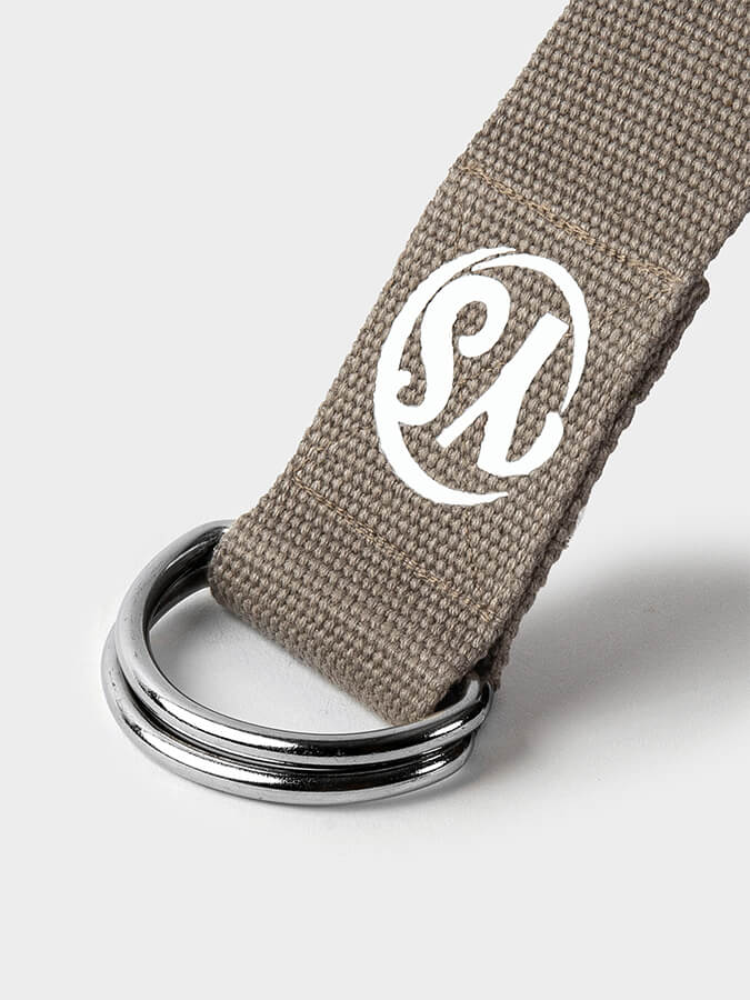 Yoga Studio GOTS Organic Cotton D-Ring 2.5m Yoga Belt Strap