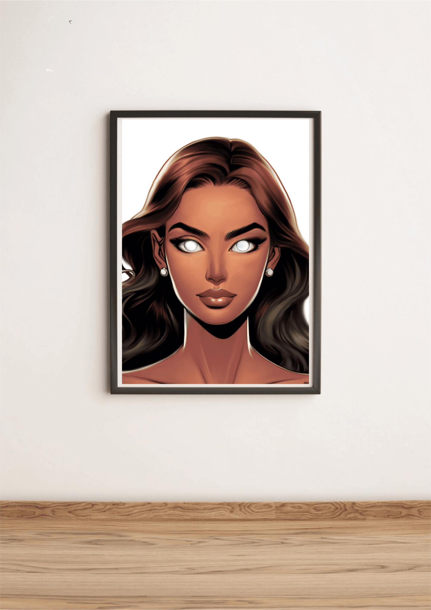Female Gaze Art Print | Empowering Feminine Wall Decor - mezetto KEOLIX KEOLIX