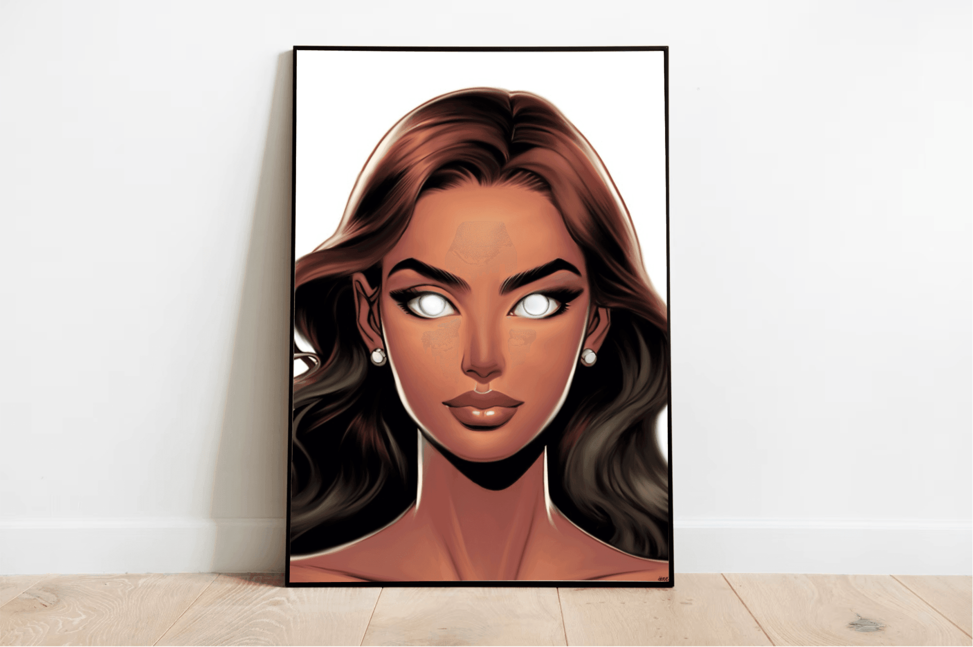 Female Gaze Art Print | Empowering Feminine Wall Decor - mezetto KEOLIX KEOLIX