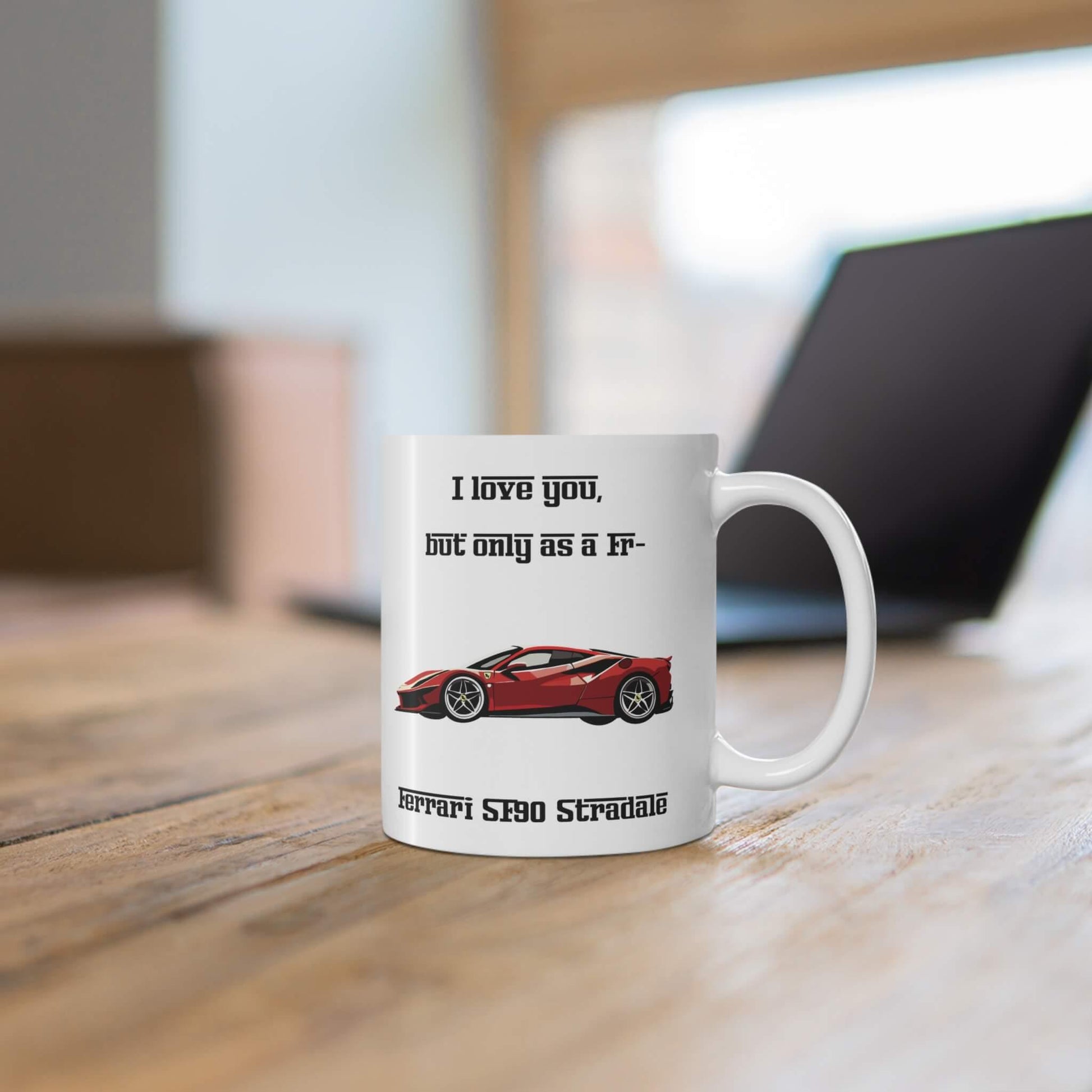 Ferrari SF90 Mug – Funny Gift for Car Lovers - mezetto KEOLIX KEOLIX