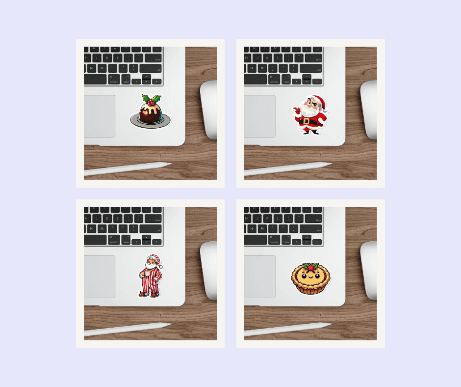 Festive Christmas Sticker Bundle - mezetto KEOLIX KEOLIX