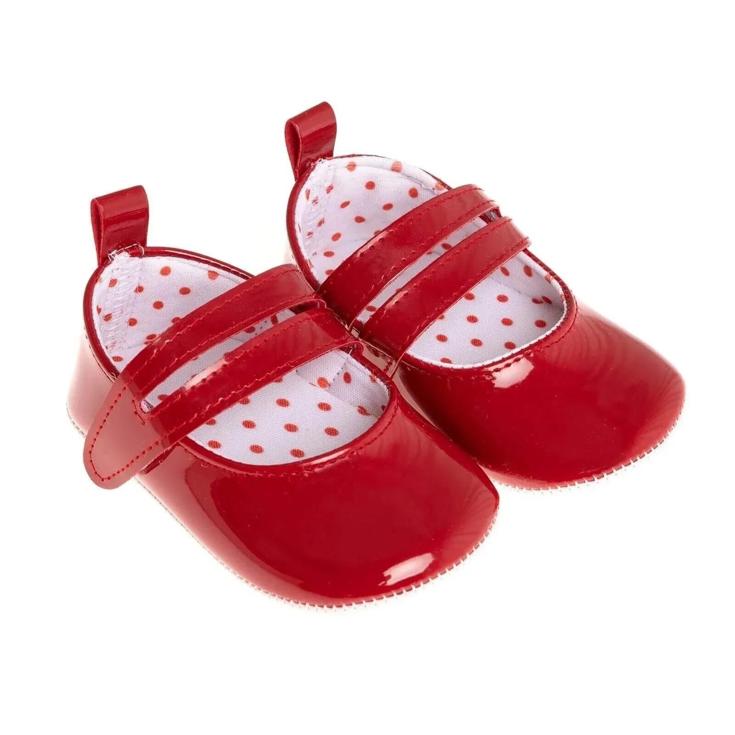 Papulin Baby Girl Booties - Red