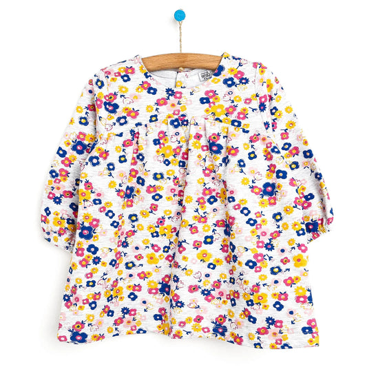 HelloBaby Basic Baby Girl Floral Dress - Multicolour
