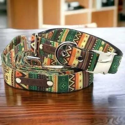 Finnegan's Fabulous Personalised Dog Collar Set - mezetto