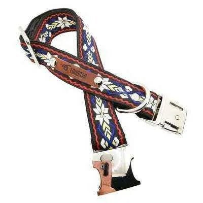 Finnigan Designer Dog Collar (Floral Collection) Large - mezetto